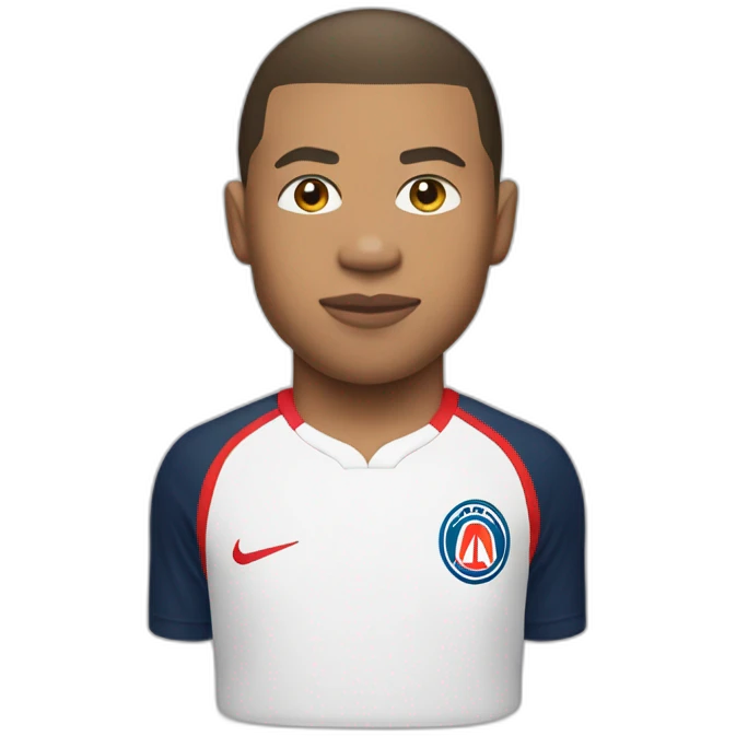 mbappe wearing a indochine shirt emoji