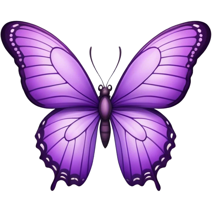 Purple butterfly  emoji