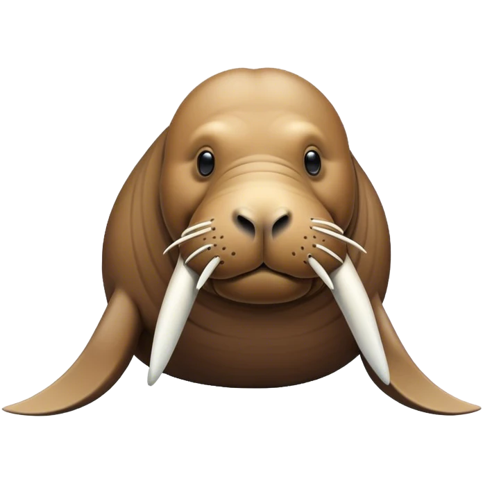 Walross mit Zähnen emoji