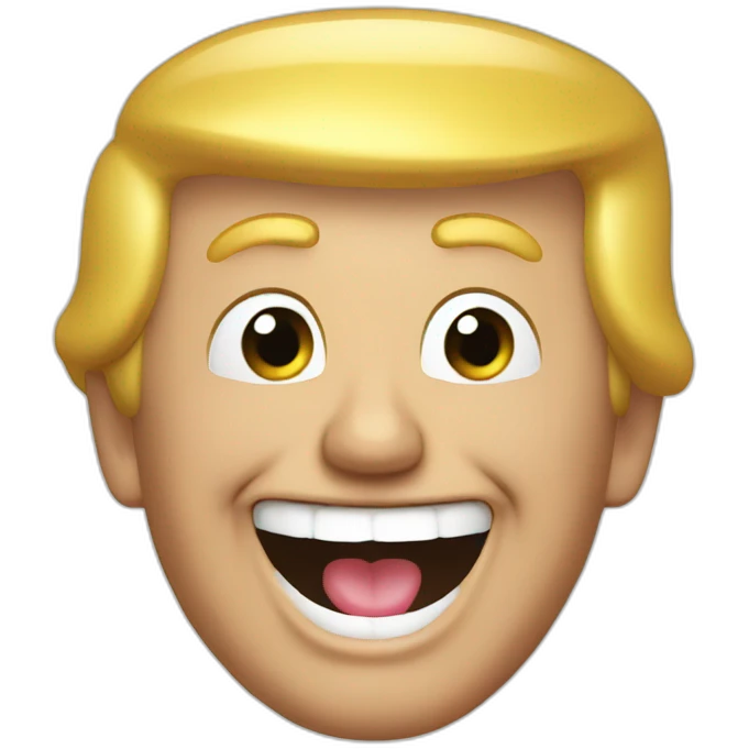 trump laughing  emoji