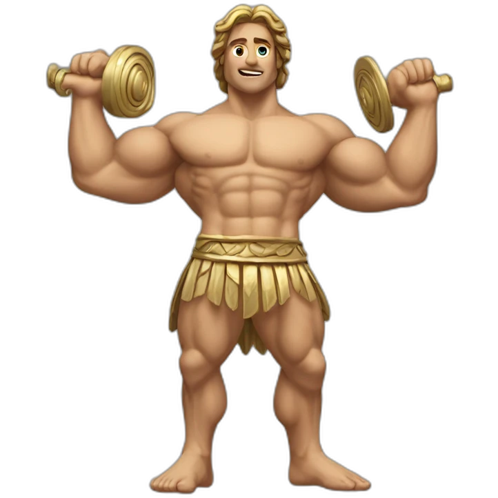 Dieu-grec-muscle emoji