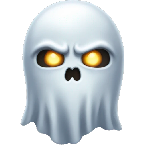 Buff ghost emoji