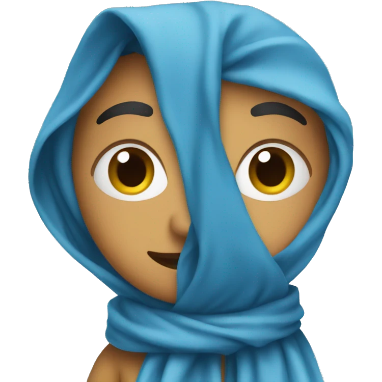 blue scarf emoji