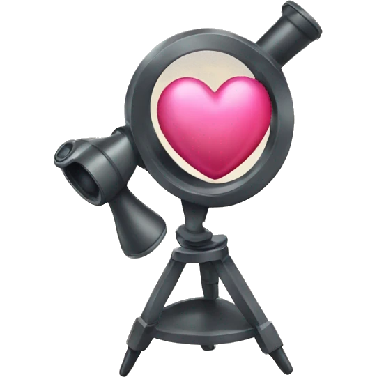esthescope on heart emoji