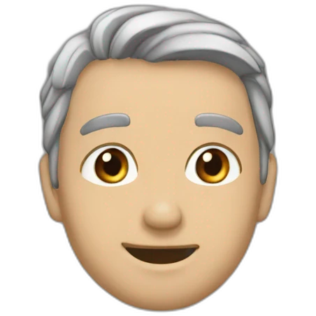بنت شعرها قوس قزح emoji