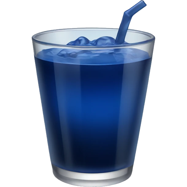 dark blue drink emoji