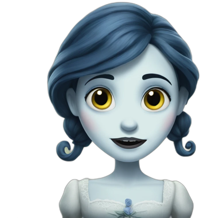 Emily from The Corpse Bride emoji