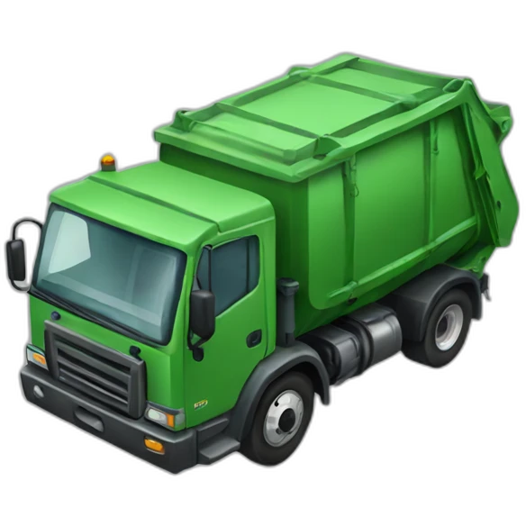 garbage truck emoji