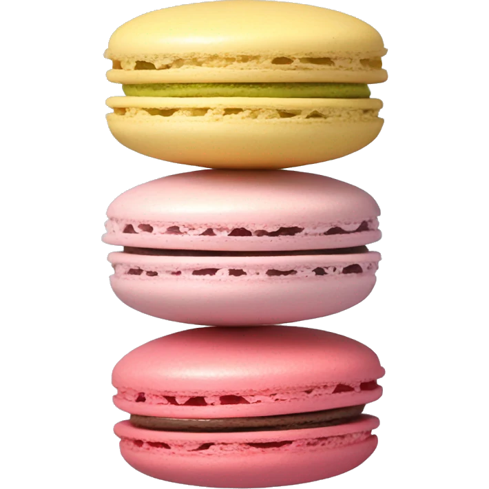 Stack of macarons  emoji