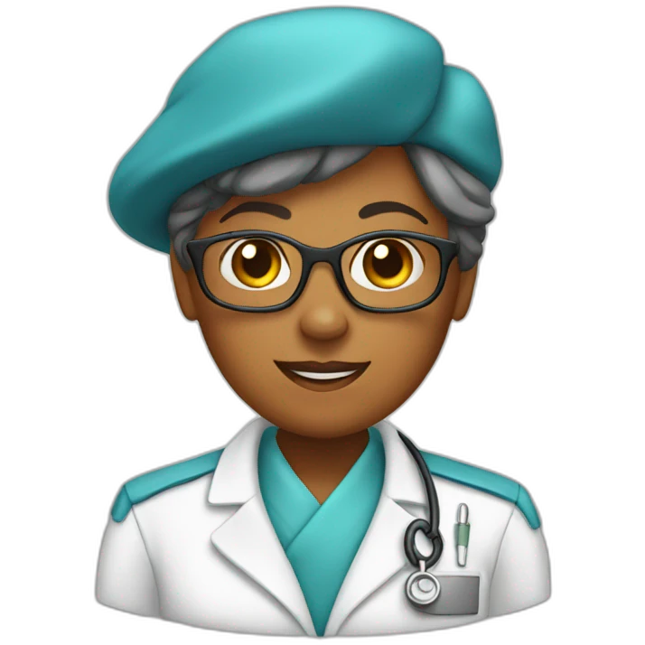 kind lady vet emoji