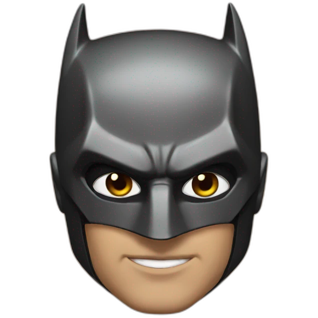 Batman-cool emoji