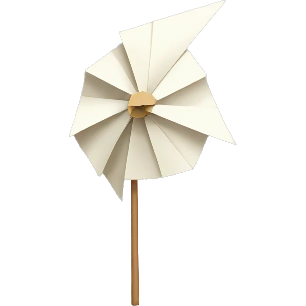 paper windmill emoji