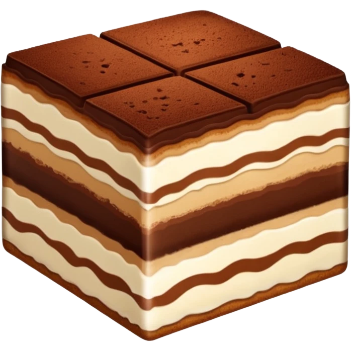 square tiramisu slice emoji