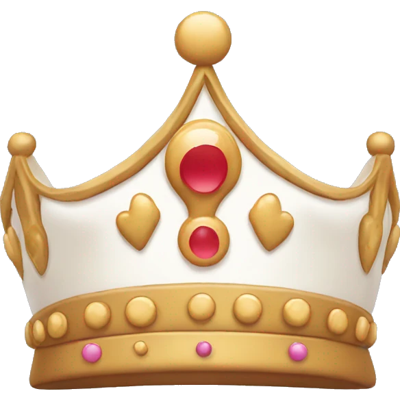 Crown with sugar emoji