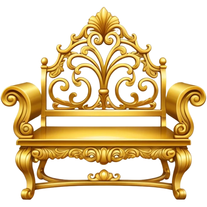 gold heaven wide bench emoji