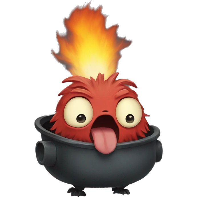 Calcifer Howl’s Moving Castle emoji