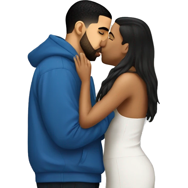Drake kissing drake emoji