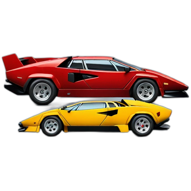 lamborghini countach emoji