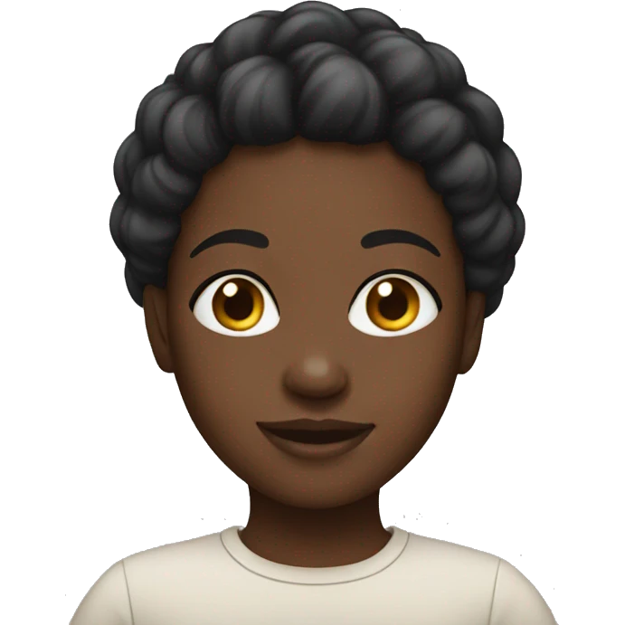 Black girl emoji