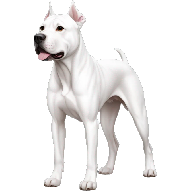 Dogo Argentino Dog Breed Full Body emoji