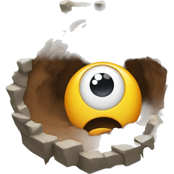 Unsettled hole  emoji