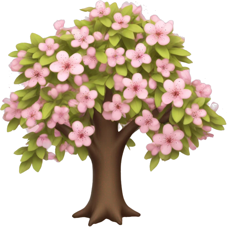 Sakura blossom tree emoji