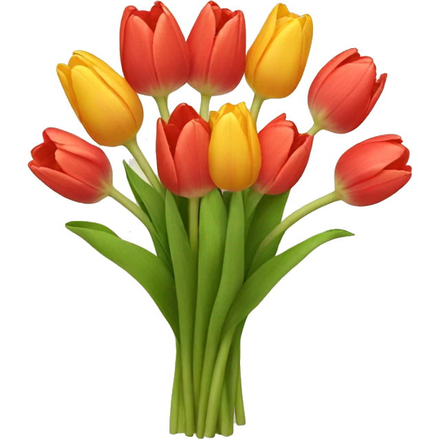 tulip bouquet  emoji