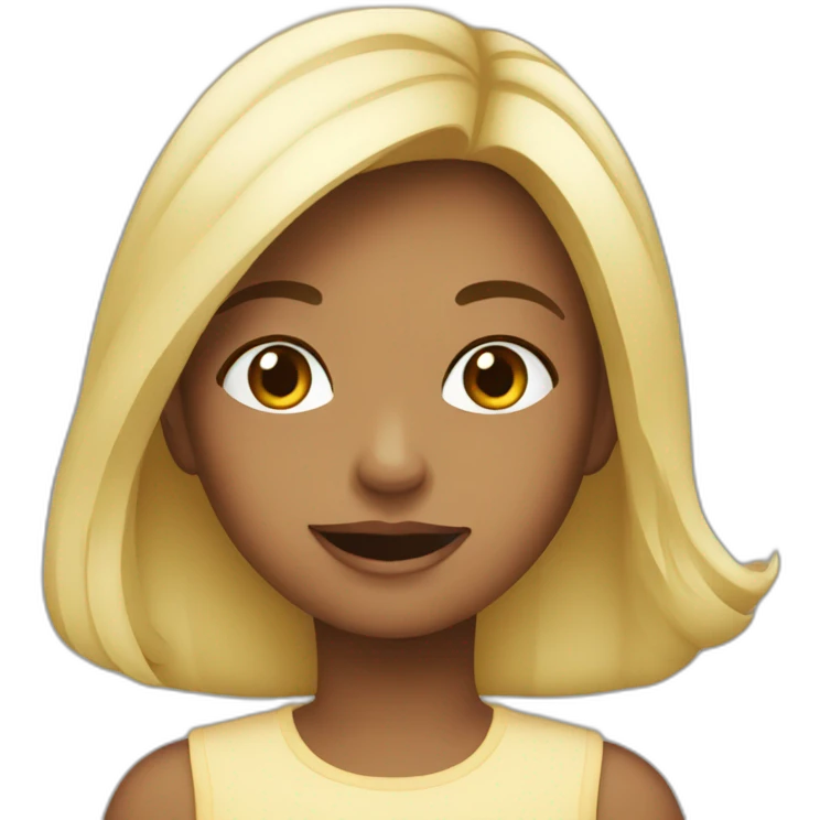 Fille avec de l'acné emoji