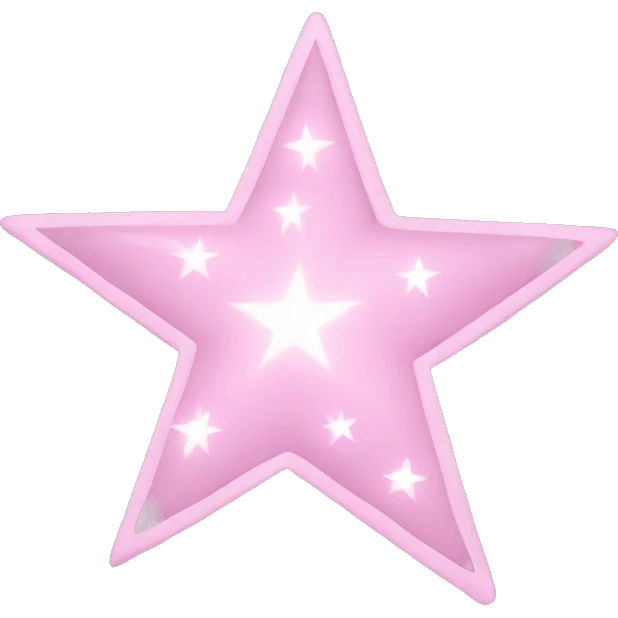 Three small light pink , 4-pointed sparks grouped together. The stars have a slightly elongated shape, giving them a twinkling effect. They vary in size, with the largest star in the center and two smaller stars on either side.  emoji