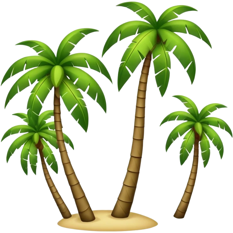 Palm trees  emoji