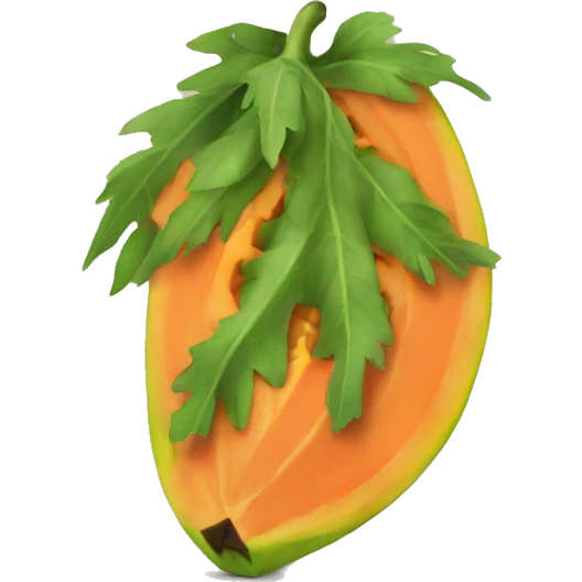 papaya emoji