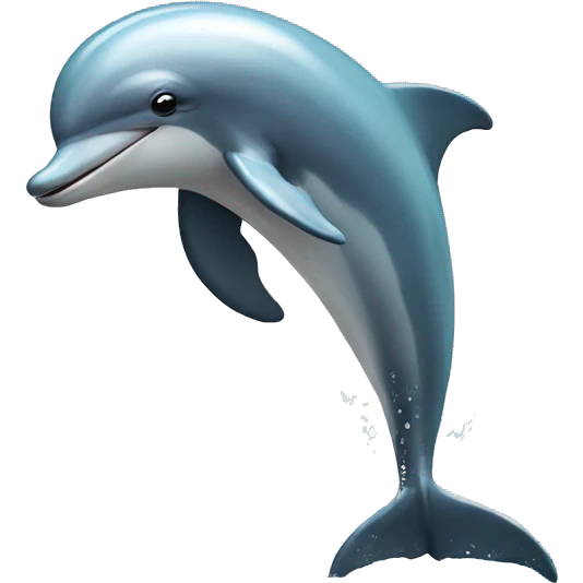 dolphin jumping emoji