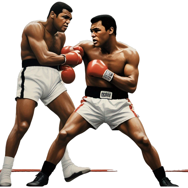 muhammad ali standing over sonny liston on canvas emoji