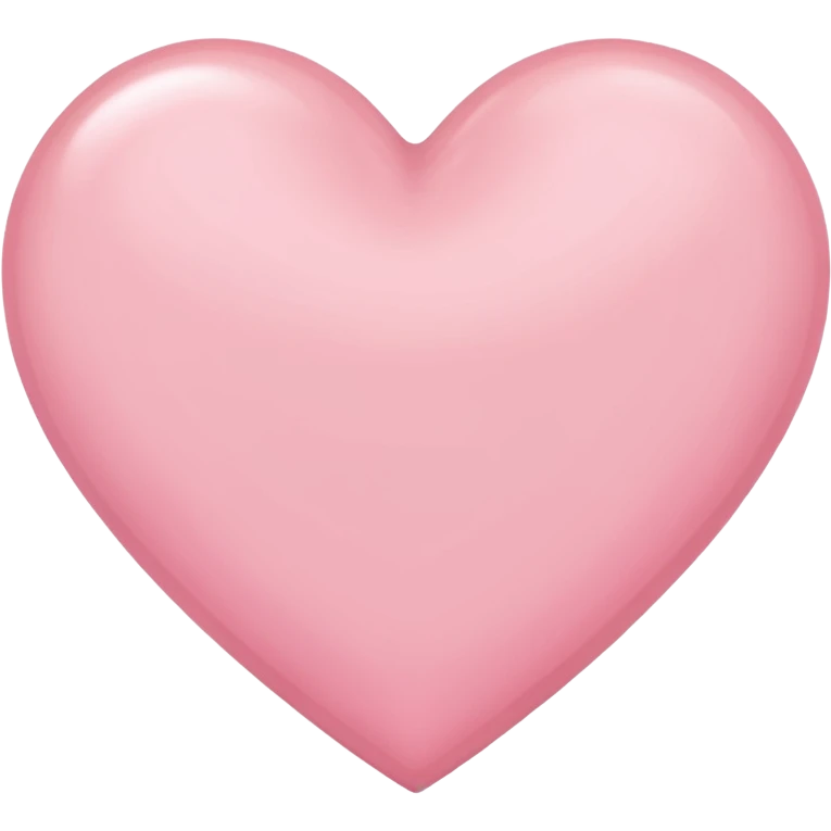 Light pink heart emoji