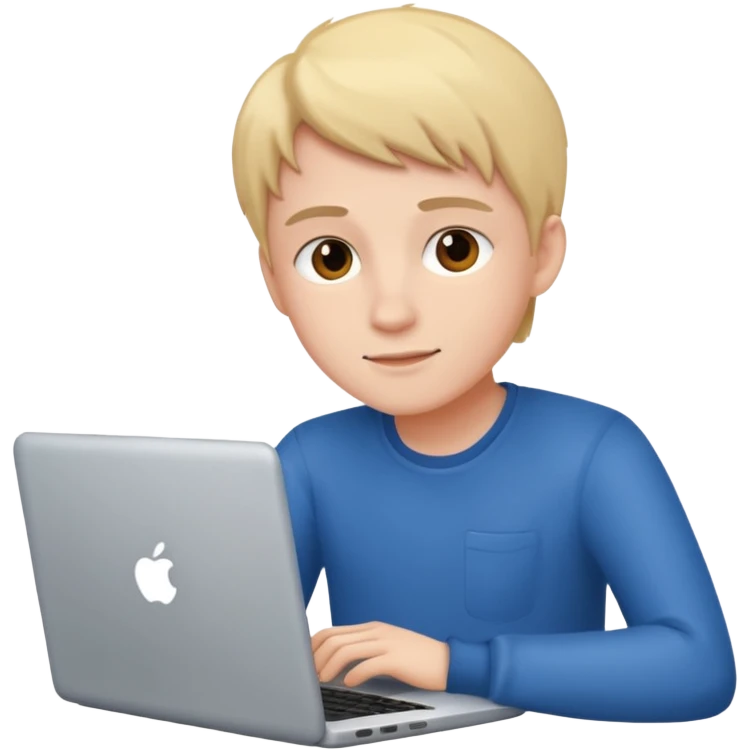 student with laptop emoji
