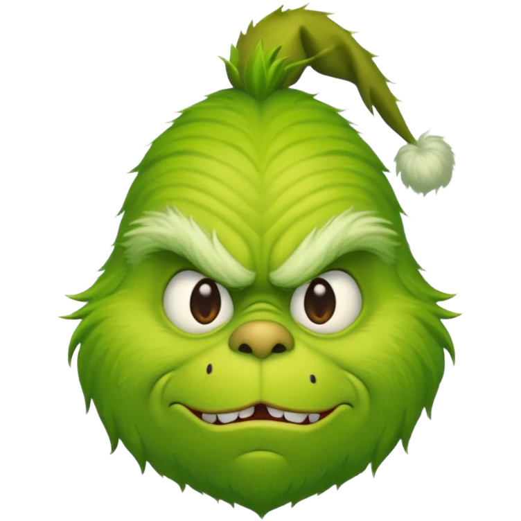 Grinch like emoji