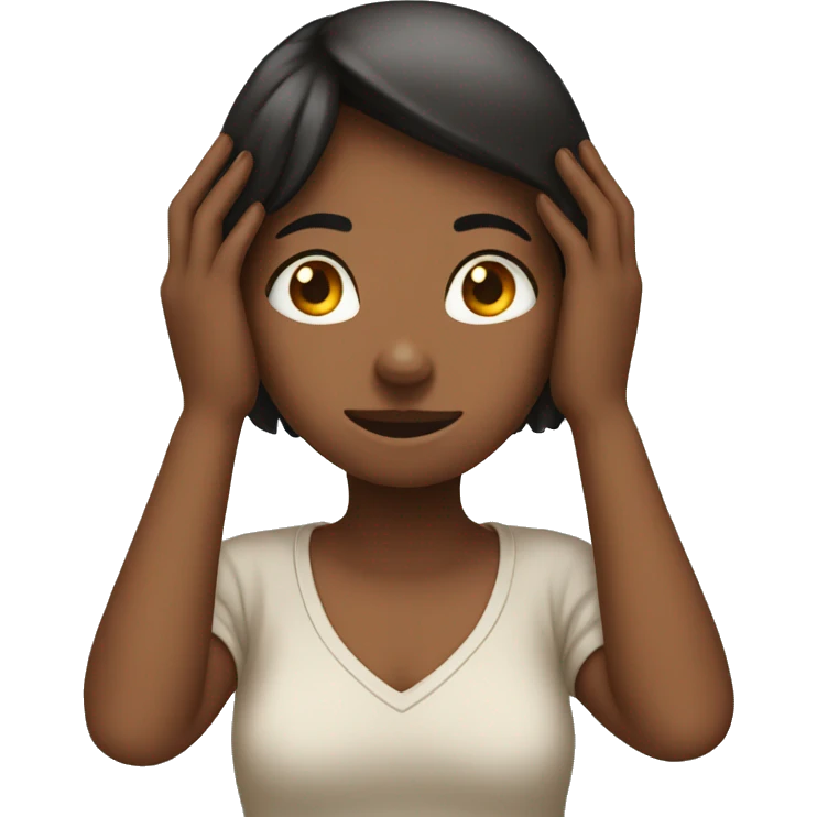 girl covering ears emoji emoji