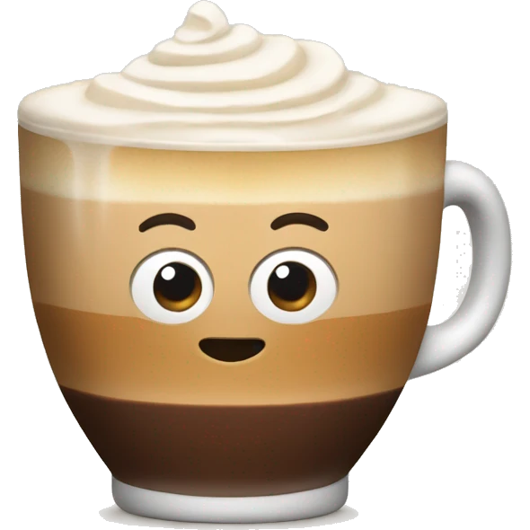 Latte coffee emoji