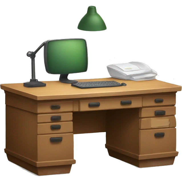 desk no paper emoji