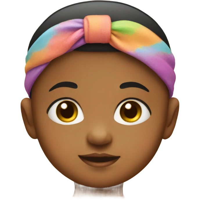 Baby with headband emoji