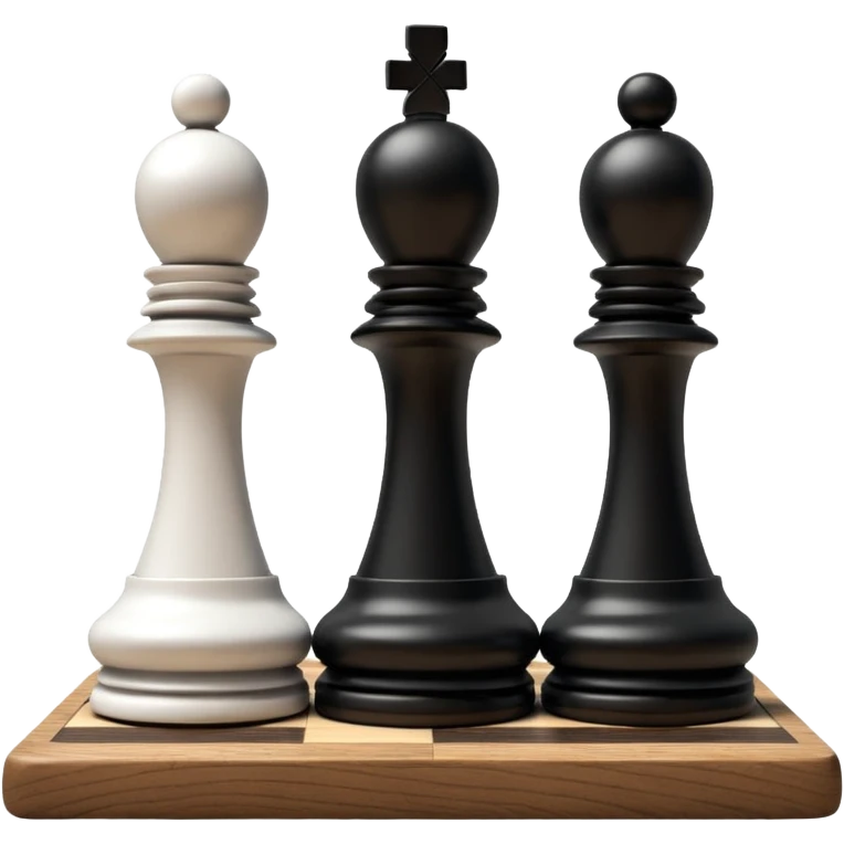 two chess figures next to each other emoji