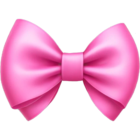 Pink bow  emoji