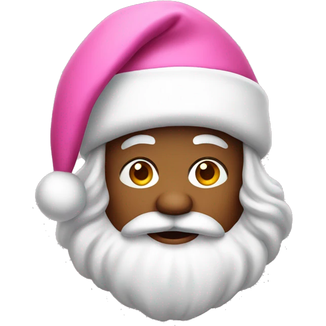 Pink Santa Claus  emoji