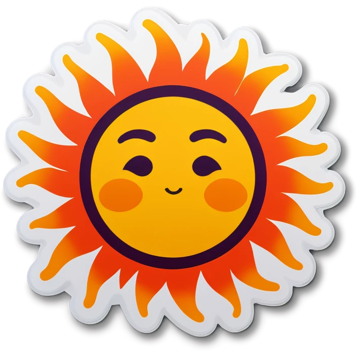Sun emoji