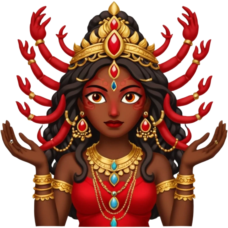 Hindu deity Kali Maa emoji emoji