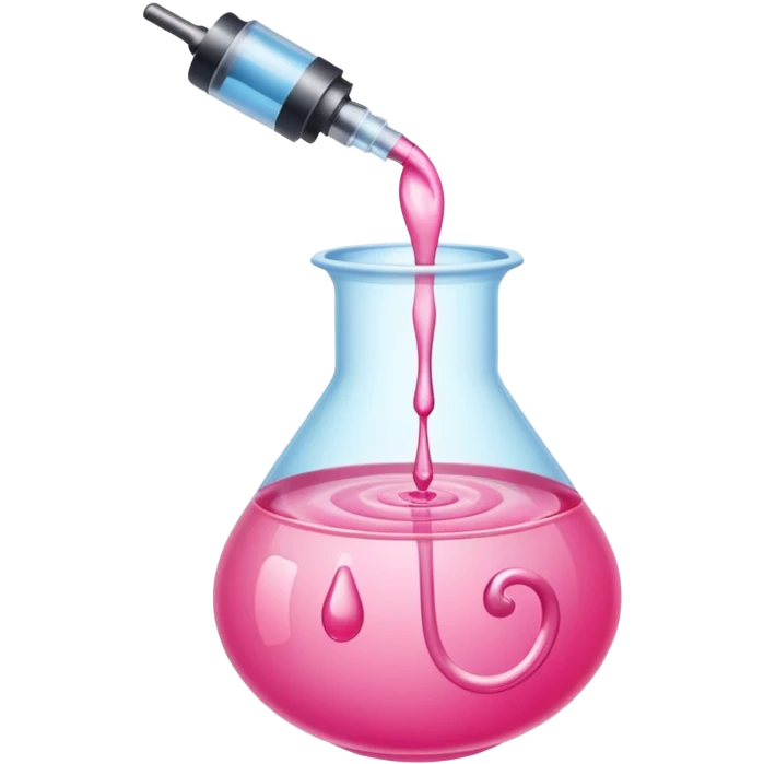 Injeção rosa emoji