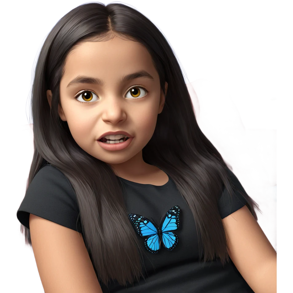 girl with butterfly and boy emoji