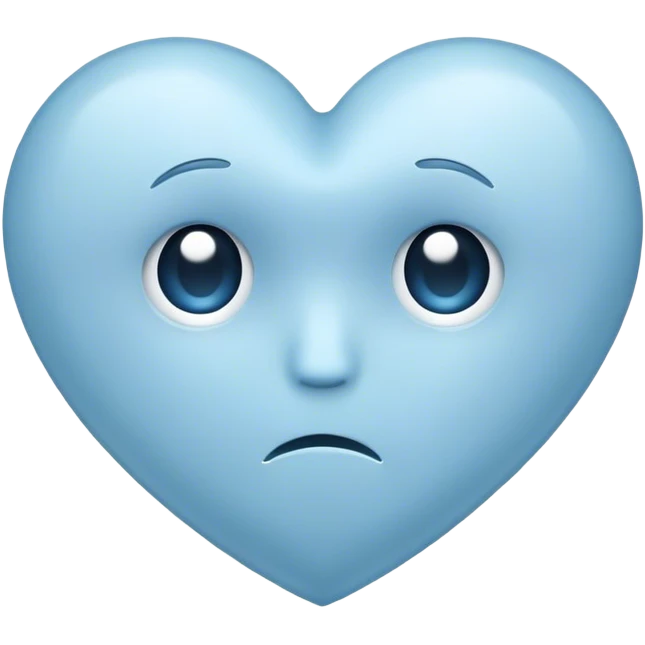 Sad heart emoji