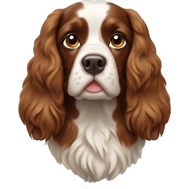 french britanny spaniel dog emoji
