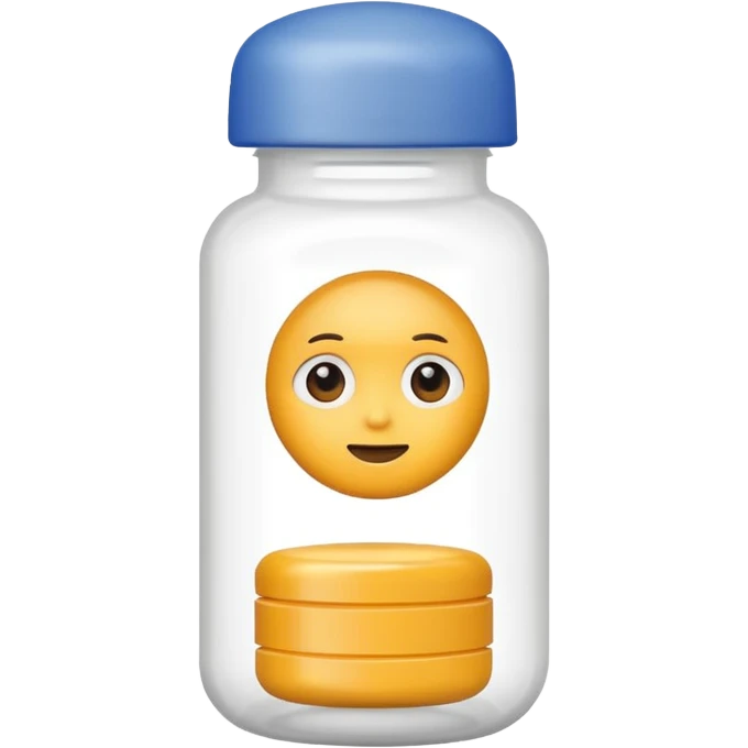 Pill bottle emoji